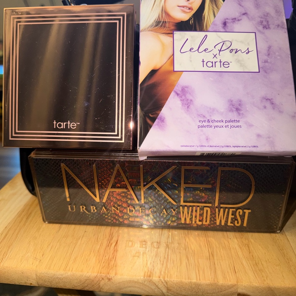 Tarte LelePons Eye&Cheek Palette,Tarte big show Palette,Urban Decay Palette (3)